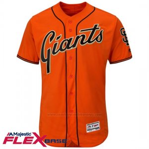 Camiseta Beisbol Hombre San Francisco Giants Blank Naranja Flex Base Autentico Coleccion