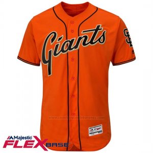 Camiseta Beisbol Hombre San Francisco Giants Blank Naranja Flex Base Autentico Coleccion