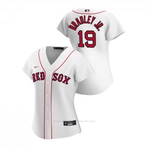 Camiseta Beisbol Mujer Boston Red Sox Jackie Bradley Jr. 2020 Replica Primera Blanco