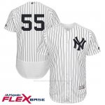Camiseta Beisbol Hombre New York Yankees 55 Sonny Gris Blanco Flex Base