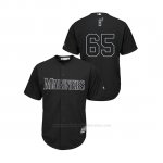 Camiseta Beisbol Hombre Seattle Mariners Brandon Brennan 2019 Players Weekend Replica Negro