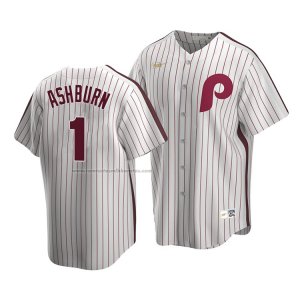 Camiseta Beisbol Hombre Philadelphia Phillies Richie Ashburn Cooperstown Collection Primera Blanco