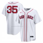 Camiseta Beisbol Hombre Boston Red Sox Garrett Crochet Primera Replica Blanco Camiseta Beisbol Hombre Boston Red Sox Garrett Crochet Primera Replica Blanco