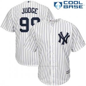 Camiseta Beisbol Hombre New York Yankees 99 Aaron Judge Blanco Cool Base