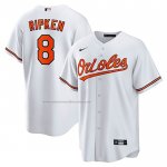 Camiseta Beisbol Hombre Baltimore Orioles Cal Ripken Jr. Replica Blanco