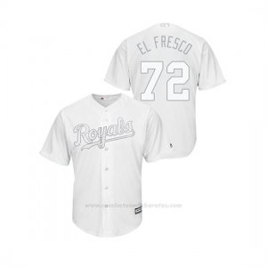 Camiseta Beisbol Hombre Kansas City Royals Meibrys Viloria 2019 Players Weekend El Fresco Replica Blanco