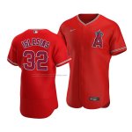 Camiseta Beisbol Hombre Los Angeles Angels Raisel Iglesias Alterno Autentico Rojo