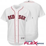 Camiseta Beisbol Hombre Boston Red Sox Blanco Autentico Coleccion Flex Base