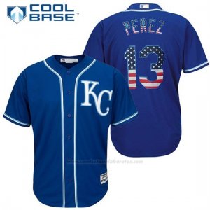 Camiseta Beisbol Hombre Kansas City Royals Salvador Perez Cool Base