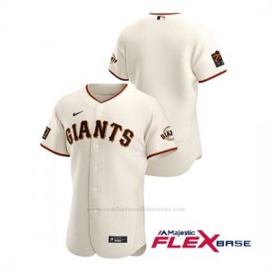 Camiseta Beisbol Hombre San Francisco Giants Autentico Nike Blanco