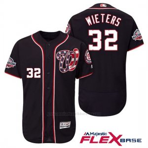 Camiseta Beisbol Hombre Washington Nationals Matt Wieters Azul 2018 All Star Flex Base