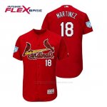 Camiseta Beisbol Hombre St. Louis Cardinals Carlos Martinez Flex Base Entrenamiento de Primavera 2019 Rojo