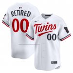 Camiseta Beisbol Hombre Minnesota Twins Retired Roster Primera Limited Blanco