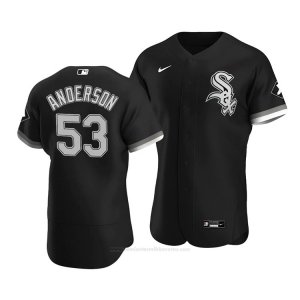 Camiseta Beisbol Hombre Chicago White Sox Drew Anderson Autentico Alterno 2020 Negro