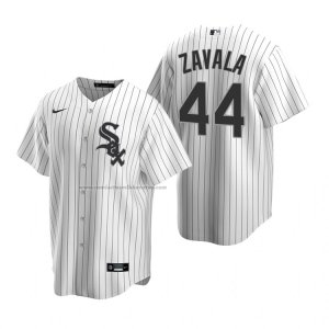Camiseta Beisbol Hombre Chicago White Sox Seby Zavala Replica Primera Blanco
