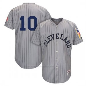 Camiseta Beisbol Hombre Cleveland Indians Mensindians Edwin Encarnacion Gris 1917 Turn Back The Clock