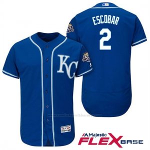 Camiseta Beisbol Hombre Kansas City Royals Alcides Escobar 50th Season Flex Base