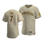 Camiseta Beisbol Hombre San Diego Padres Ha Seong Kim Autentico Alterno Marron