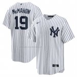 Camiseta Beisbol Hombre New York Yankees Ryan McMahon Primera Replica Blanco