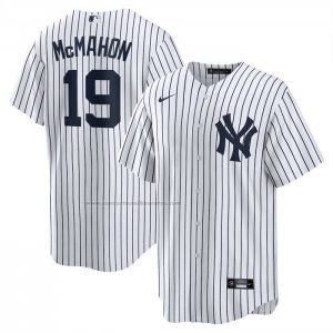 Camiseta Beisbol Hombre New York Yankees Ryan McMahon Primera Replica Blanco