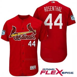 Camiseta Beisbol Hombre St. Louis Cardinals Trevor Rosenthal Scarlet 2017 Entrenamiento de Primavera Flex Base Jugador