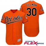 Camiseta Beisbol Hombre Baltimore Orioles 30 Chris Tillman Naranja 2017 Flex Base