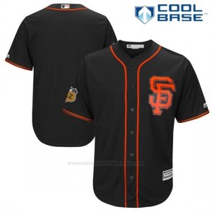 Camiseta Beisbol Hombre San Francisco Giants San Francisco Negro 2017 Entrenamiento de Primavera Cool Base