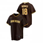 Camiseta Beisbol Hombre San Diego Padres Austin Hedges 2020 Replica Road Marron