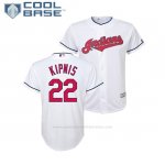 Camiseta Beisbol Nino Indians Jason Kipnis Cool Base 1ª Blanco