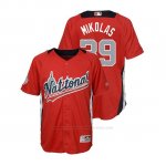 Camiseta Beisbol Nino All Star Game Miles Mikolas 2018 1ª Run Derby National League Rojo