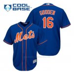 Camiseta Beisbol Hombre New York Mets Dwight Gooden 16 Azul Alterno 1ª Cool Base