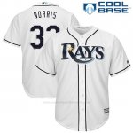 Camiseta Beisbol Hombre Tampa Bay Rays Derek Norris Blanco Cool Base