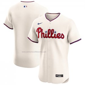 Camiseta Beisbol Hombre Philadelphia Phillies Alterno Elite Blanco
