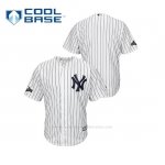 Camiseta Beisbol Hombre New York Yankees 2019 Postseason Cool Base Blanco