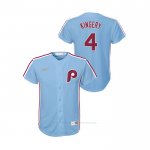 Camiseta Beisbol Nino Philadelphia Phillies Scott Kingery Cooperstown Collection Road Azul
