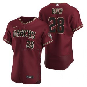 Camiseta Beisbol Hombre Arizona Diamondbacks Seth Beer Autentico Alterno Rojo