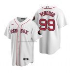 Camiseta Beisbol Hombre Boston Red Sox Alex Verdugo Primera Blanco