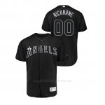 Camiseta Beisbol Hombre Los Angeles Angels Personalizada 2019 Players Weekend Autentico Negro