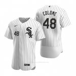 Camiseta Beisbol Hombre Chicago White Sox Alex Colome Autentico 2020 Primera Blanco