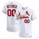 Camiseta Beisbol Hombre St. Louis Cardinals Retired Roster Elite Replica Blanco