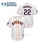 Camiseta Beisbol Hombre Houston Astros Josh Reddick 2019 World Series Bound Cool Base Blanco