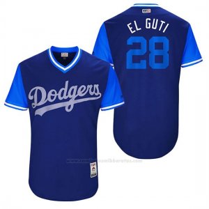 Camiseta Beisbol Hombre Los Angeles Dodgers 2017 Little League World Series Franklin Gutierrez Royal