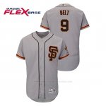 Camiseta Beisbol Hombre San Francisco Giants Brandon Belt 150th Aniversario Patch Autentico Flex Base Gris
