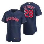 Camiseta Beisbol Hombre Cleveland Guardians Ernie Clement Autentico Alterno Azul