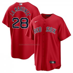 Camiseta Beisbol Hombre Boston Red Sox J.D. Martinez Alterno Replica Rojo