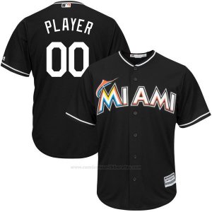 Camiseta Miami Marlins Personalizada Negro