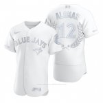 Camiseta Beisbol Hombre Toronto Blue Jays Roberto Alomar Awards Collection Retirement Blanco