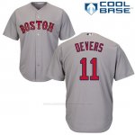 Camiseta Beisbol Hombre Boston Red Sox 11 Rafael Devers Griscool Base