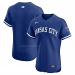 Camiseta Beisbol Hombre Kansas City Royals Alterno 2 Elite Azul