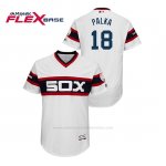 Camiseta Beisbol Hombre Chicago White Sox Daniel Palka 150th Aniversario Patch Flex Base Blanco